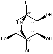 2-Azabicyclo[2.2.2]octane-4,5,6,8-tetrol,(1R,4R,5R,6R,8S)-rel-(9CI) Structure