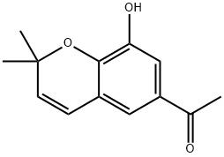 De-O-methylacetovanillochromene 구조식 이미지