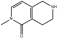 2,6-Naphthyridin-1(2H)-one,5,6,7,8-tetrahydro-2-methyl-(9CI) 구조식 이미지
