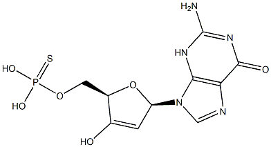 guanosine-3',5'-cyclic phosphorothioate Structure
