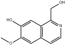 1-Isoquinolinemethanol,7-hydroxy-6-methoxy-(9CI) 구조식 이미지