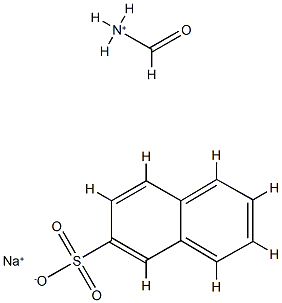 2-Naphthalenesulfonic acid, polymer with formaldehyde, ammonium sodium salt Structure
