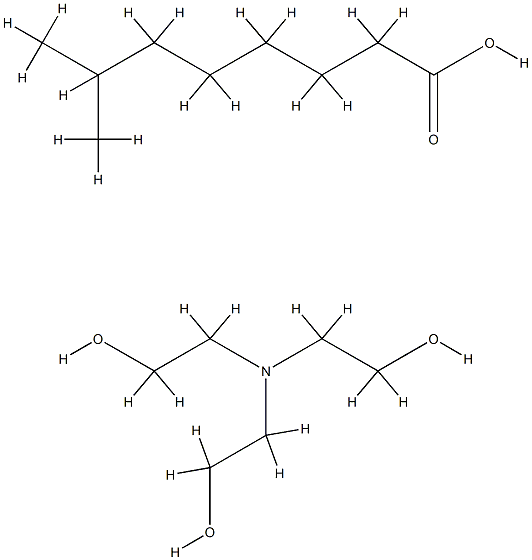 isononanoic acid, compound with 2,2',2''-nitrilotriethanol (1:1) Structure