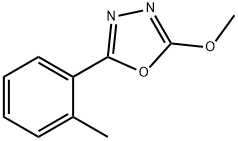 1,3,4-Oxadiazole,2-methoxy-5-(2-methylphenyl)-(9CI) 구조식 이미지