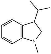 1H-Indole,2,3-dihydro-1-methyl-3-(1-methylethyl)-(9CI) 구조식 이미지