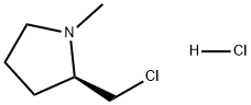 Pyrrolidine, 2-(chloromethyl)-1-methyl-, hydrochloride, (2R)- 구조식 이미지