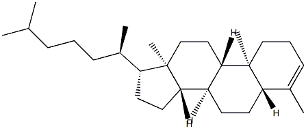4-Methyl-5α-cholest-3-ene 구조식 이미지