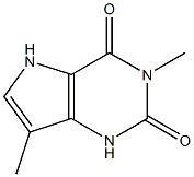 1H-Pyrrolo[3,2-d]pyrimidine-2,4(3H,5H)-dione,3,7-dimethyl-(9CI) Structure