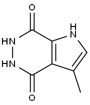 1H-Pyrrolo[2,3-d]pyridazine-4,7-dione,5,6-dihydro-3-methyl-(9CI) Structure