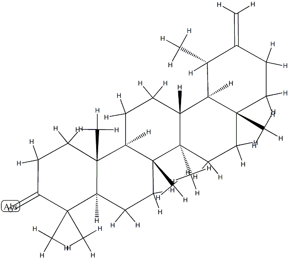 (18α,19α)-5α-Urs-20(30)-en-3-one Structure