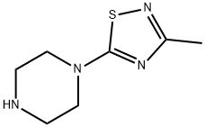 1-(3-Methyl-1,2,4-thiadiazol-5-yl)piperazine Structure