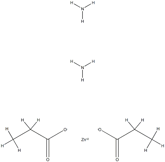 diamminebis(propanoato-O)zinc Structure