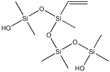 VINYLMETHYLSILOXANE - DIMETHYLSILOXANE COPOLYMERS, TRIMETHYLSILOXY TERMINATED, SILANOL TERMINATED Structure