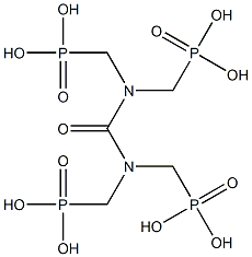 [carbonylbis[nitrilobis(methylene)]]tetrakisphosphonic acid Structure