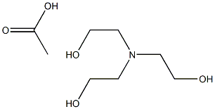 Ethanol, 2,2',2''-nitrilotris-, homopolymer, acetate (salt) 구조식 이미지