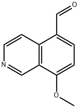 5-Isoquinolinecarboxaldehyde,8-methoxy-(9CI) 구조식 이미지
