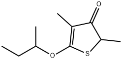 3(2H)-Thiophenone,2,4-dimethyl-5-(1-methylpropoxy)-(9CI) Structure