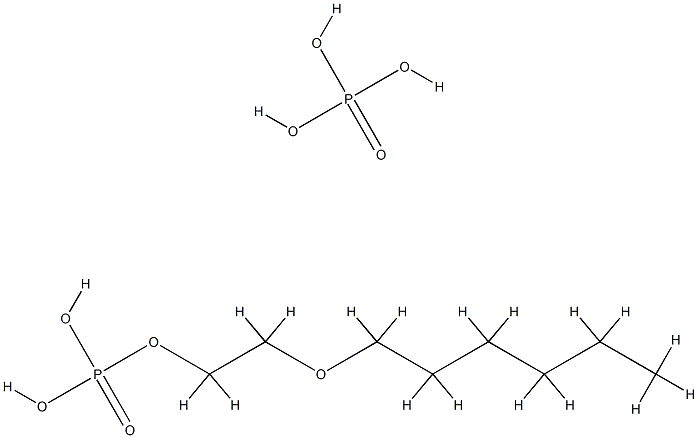 Poly(oxy-1,2-ethanediyl), .alpha.-hexyl-.omega.-hydroxy-, phosphate 구조식 이미지