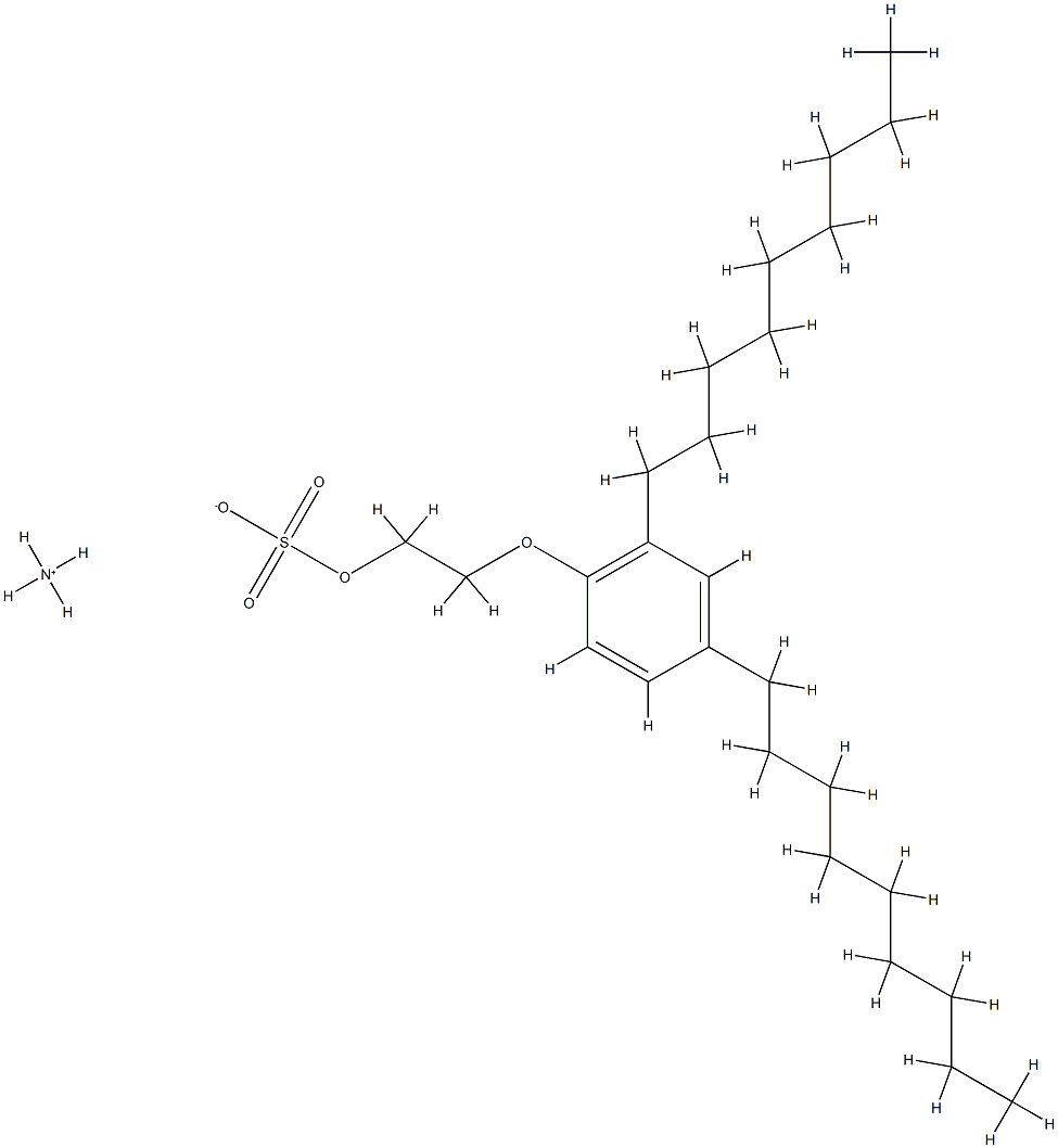 Poly(oxy-1,2-ethanediyl), .alpha.-sulfo- .omega.-(dinonylphenoxy)-, ammonium salt 구조식 이미지