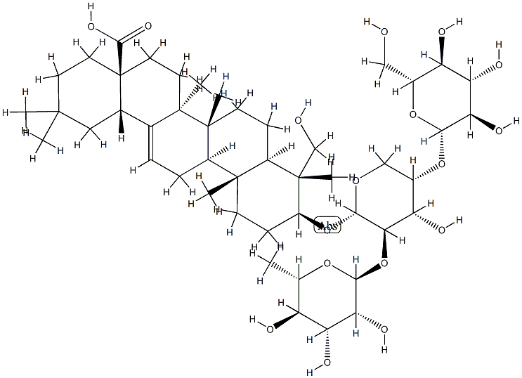 68027-15-6 Hederagenin 3-O-α-L-rhaMnopyranosyl(1→2)-(β-D-glucopyranosyl(1→4))-α-L-arabinopyranoside