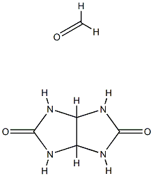 Imidazo4,5-dimidazole-2,5(1H,3H)-dione, tetrahydro-, polymer with formaldehyde, butylated Structure