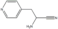 4-피리딘프로판니트릴,알파-아미노-(9CI) 구조식 이미지