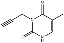 2,4(1H,3H)-Pyrimidinedione,5-methyl-3-(2-propynyl)-(9CI) Structure