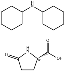 5-oxo-L-proline, compound with dicyclohexylamine (1:1) Structure