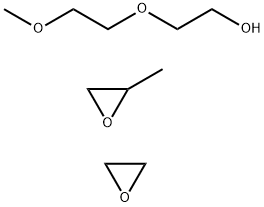 옥시란,메틸-,옥시란중합체,2-(2-메톡시에톡시)에틸에테르 구조식 이미지