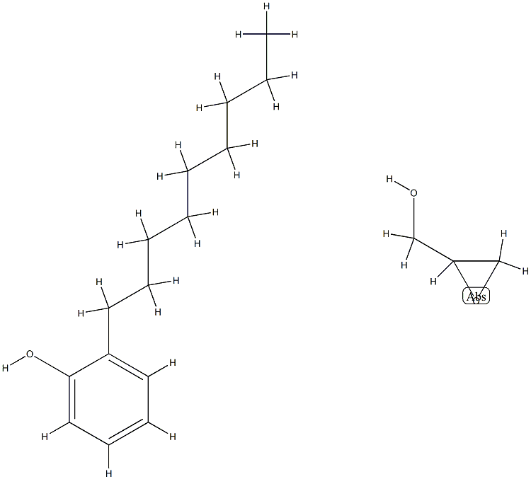 노닐페놀-옥시란메탄올 중합체 구조식 이미지