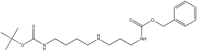 N (1) -бензилоксикарбонил-N (8) -бутоксикарбонилспермидин структурированное изображение