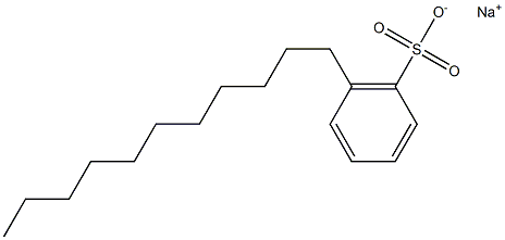 알킬벤젠 설폰산 나트륨 구조식 이미지
