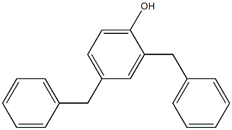 2,4(or 2,6)-dibenzylphenol Structure