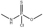 N-Methylamidochloridothiophosphoric acid O-methyl ester 구조식 이미지
