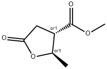 3-Furancarboxylicacid,tetrahydro-2-methyl-5-oxo-,methylester,(2R,3S)-rel- 구조식 이미지