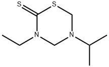 2H-1,3,5-Thiadiazine-2-thione,3-ethyltetrahydro-5-(1-methylethyl)-(9CI) Structure