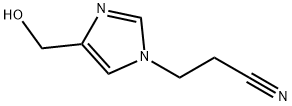 1H-Imidazole-1-propanenitrile,4-(hydroxymethyl)-(9CI) Structure