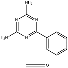 Formaldehyde, polymer with 6-phenyl-1,3,5-triazine-2,4-diamine, methylated Structure