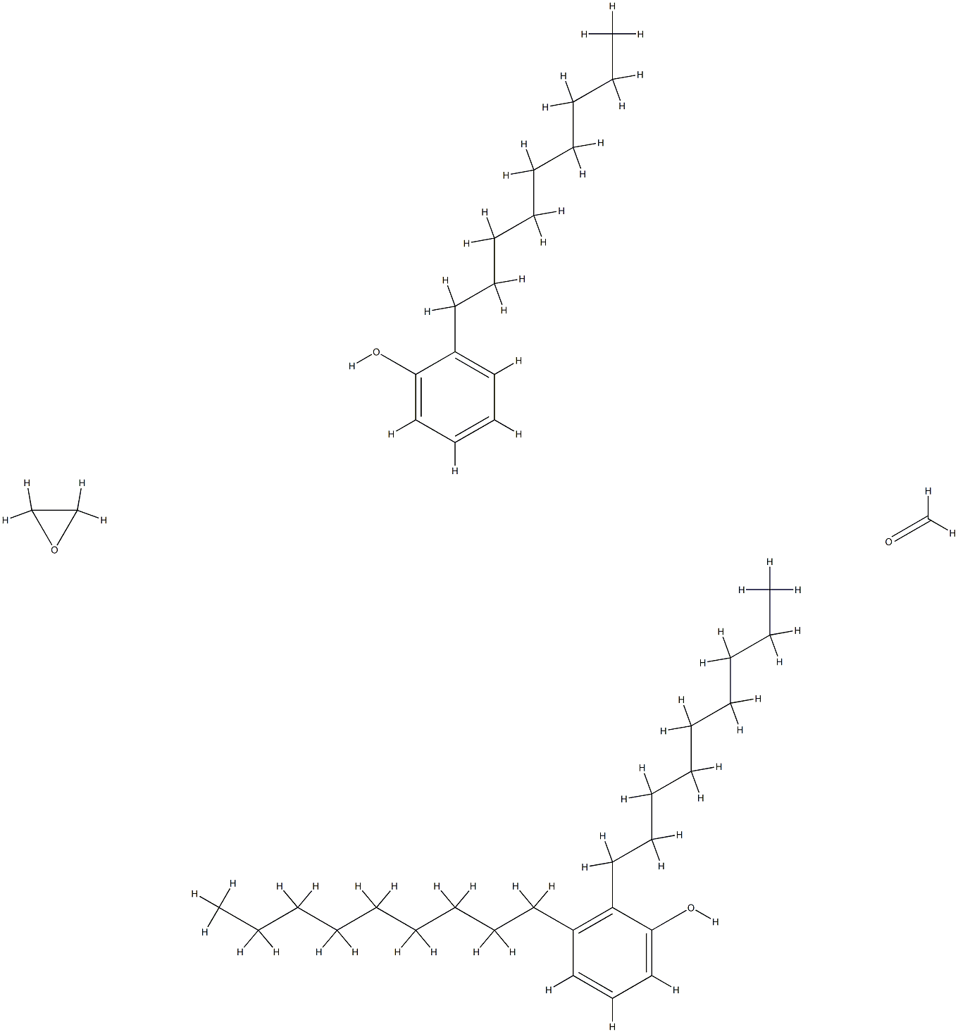 Formaldehyde, polymer with dinonylphenol, nonylphenol and oxirane 구조식 이미지