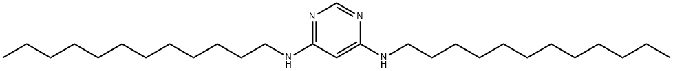 4-N,6-N-didodecylpyrimidine-4,6-diamine Structure