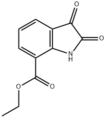 ethyl 2,3 - dioxoindoline - 7 - carboxylate 구조식 이미지