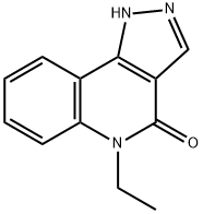4H-Pyrazolo[4,3-c]quinolin-4-one,5-ethyl-1,5-dihydro-(9CI) 구조식 이미지