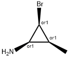 Cyclopropanamine, 2-bromo-3-methyl-, (1R,2S,3S)-rel- (9CI) 구조식 이미지