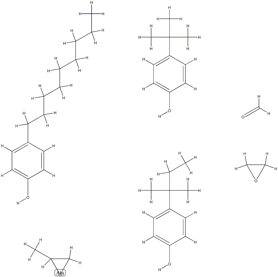 포름알데히드,4-(1,1-디메틸에틸)페놀,4-(1,1-디메틸프로필)페놀,메틸옥시란,4-노닐페놀및옥시란중합체 구조식 이미지