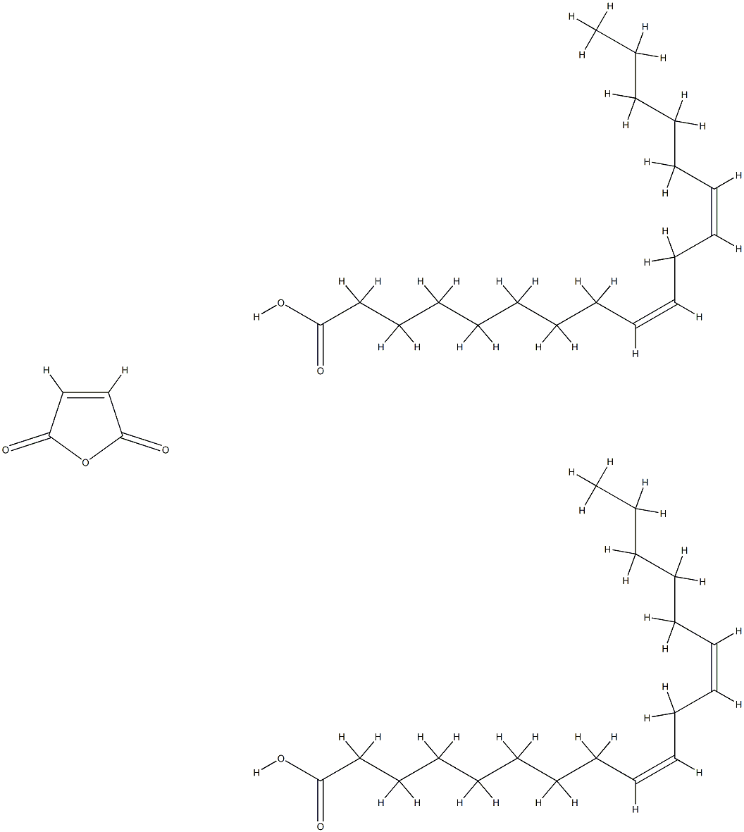 9,12-OCTADECADIENOIC ACID (Z,Z)-DIMER, POLYMER WITH 2,5-FURANDIONE) Structure