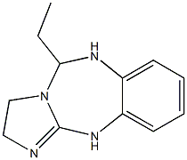 1H-Imidazo[2,1-b][1,3,5]benzotriazepine,5-ethyl-2,3,5,6-tetrahydro-(9CI) Structure
