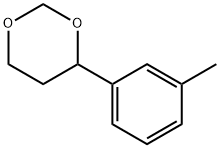 1,3-Dioxane,4-(3-methylphenyl)-(9CI) 구조식 이미지