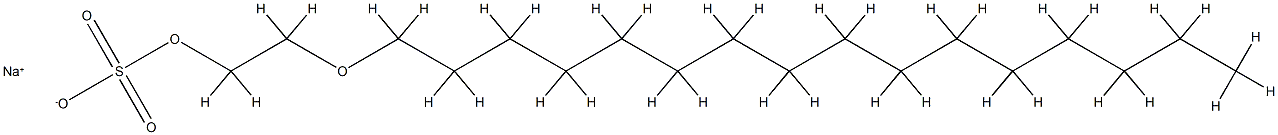 Poly(oxy-1,2-ethanediyl), .alpha.-sulfo-.omega.-hydroxy-, C14-18-alkyl ethers, sodium salts 구조식 이미지