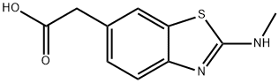6-Benzothiazoleaceticacid,2-(methylamino)-(9CI) 구조식 이미지