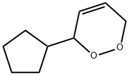 1,2-Dioxin,3-cyclopentyl-3,6-dihydro-(9CI) Structure